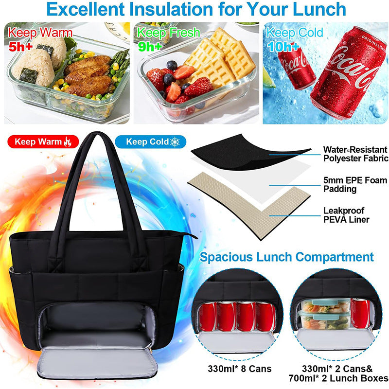 Stylish everyday and cooling bag with innovative compartment system Bowlift