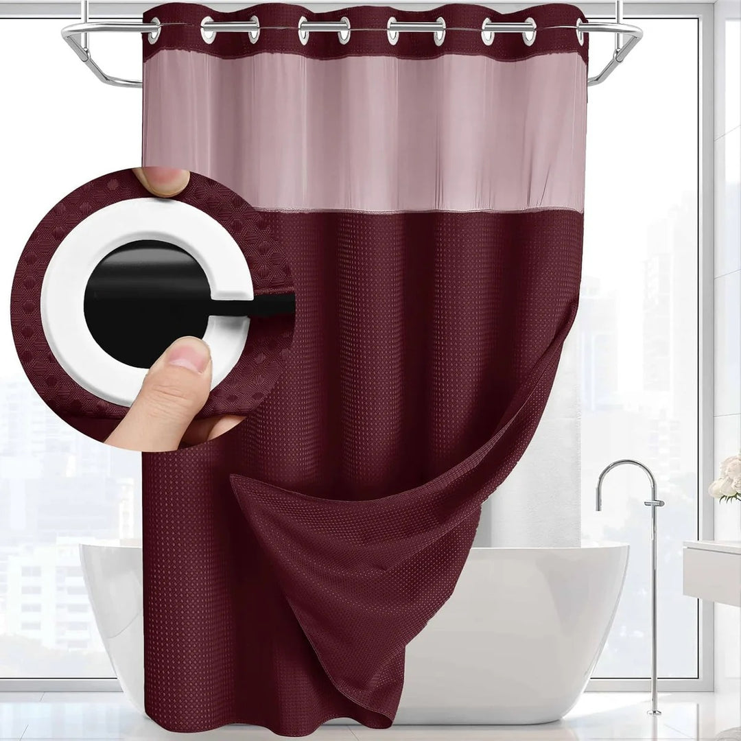 Artistic Floral Shower Curtain Bowlift