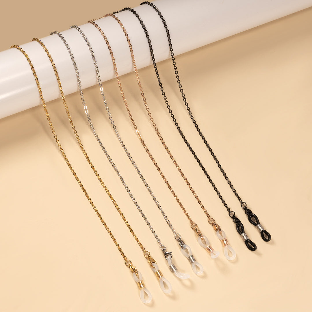 Elegant Metal Eyewear Chain Bowlift