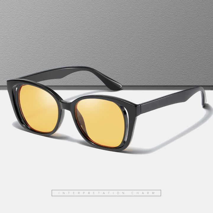 Ladies stylish cat-eye sunglasses with sturdy frame Bowlift