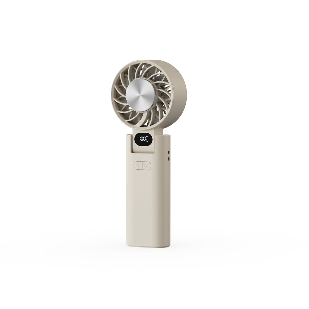 Unisex Rechargeable Handheld Oscillating Fan Bowlift