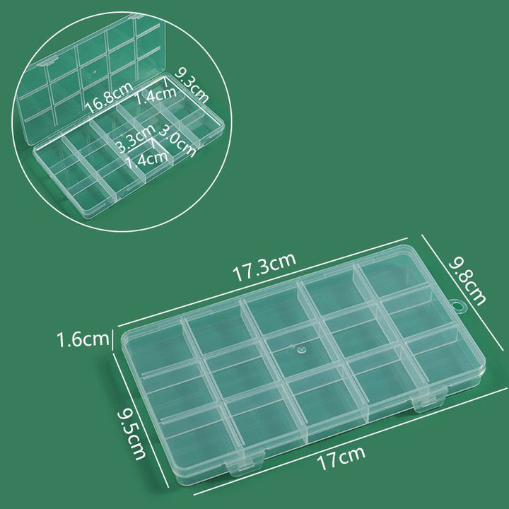 Multi-Compartment Craft Supply Box Bowlift
