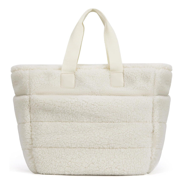 Plush Portable Shopping Bag Bowlift