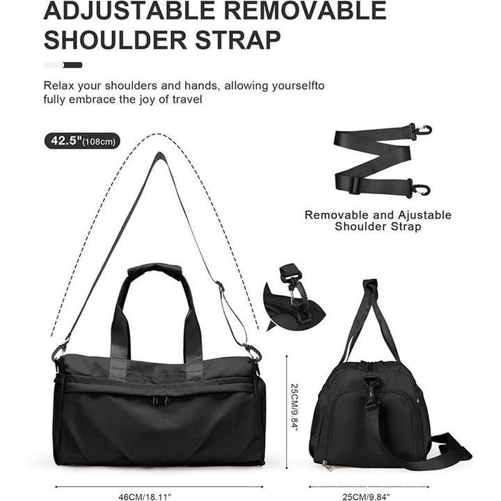 Versatile Lightweight Travel Duffel Bag Bowlift