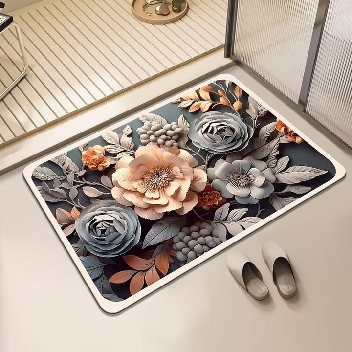 Artistic Floral Area Rug