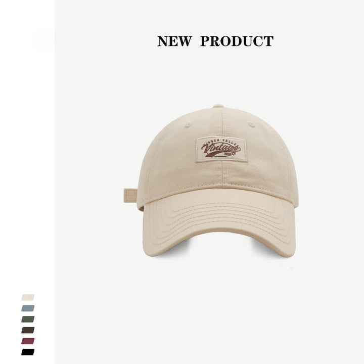 Vintage-Inspired Casual Cotton Adjustable Cap