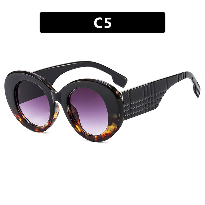 Women's extravagant sunglasses with creative frame design and protective UV filter Bowlift