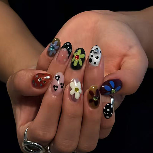 Artful Nail Art with Floral Designs Bowlift