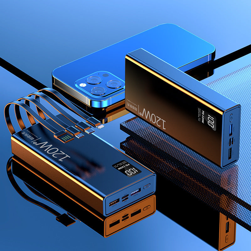High-performance power bank with digital charging display Bowlift
