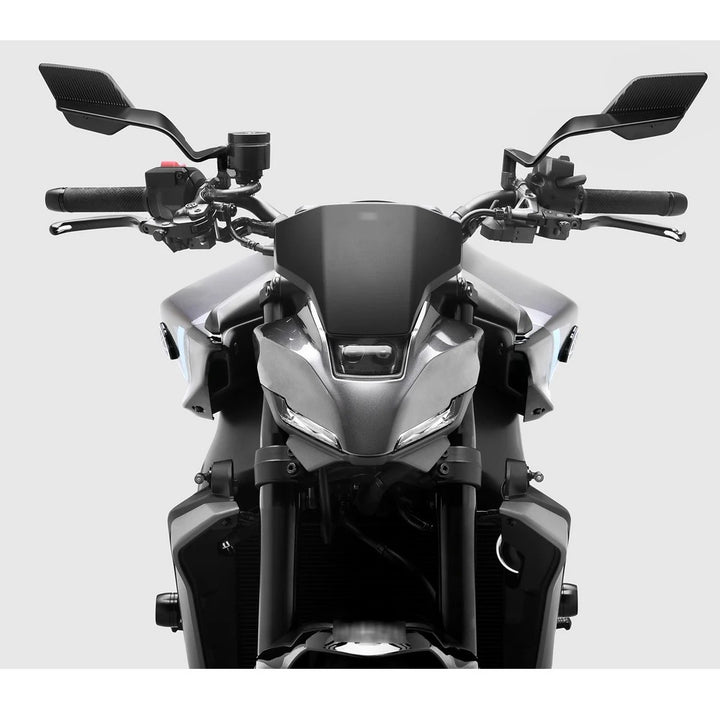Motorcycle rearview mirror with modern, aerodynamic design Bowlift