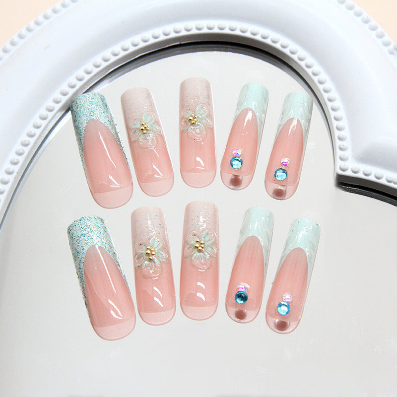Decorative Gel Nail Extensions Bowlift