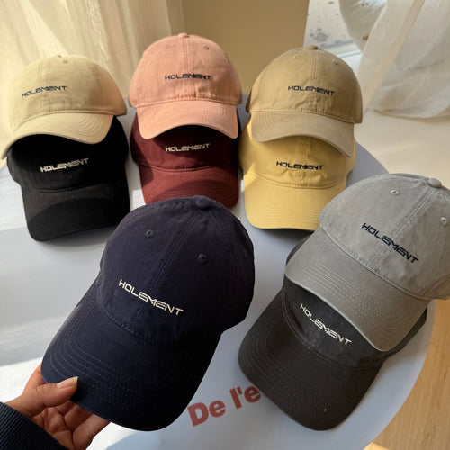 Men's Casual Embroidered Cotton Cap Bowlift