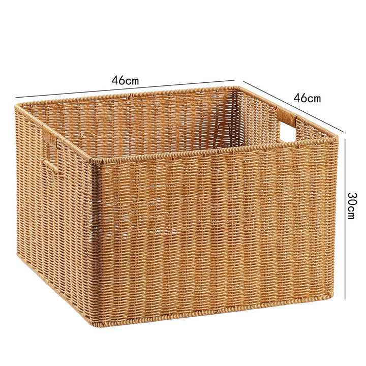 Rectangular Woven Storage Bin Bowlift