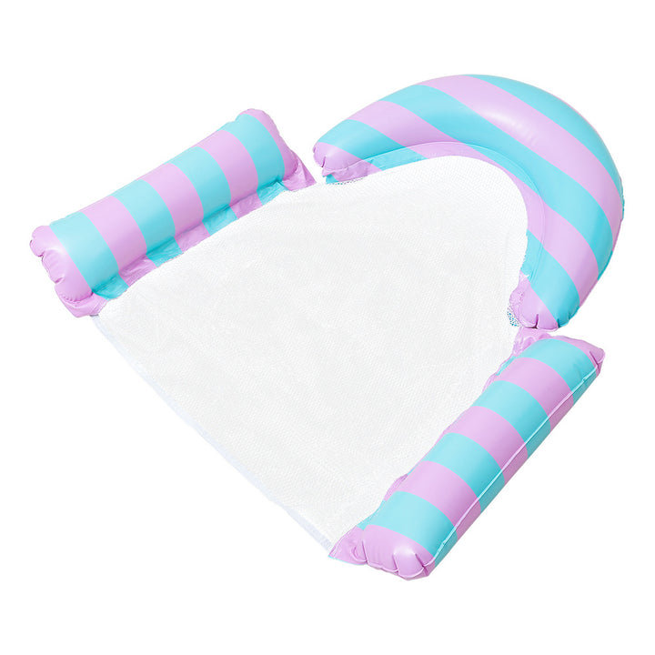 Ladies Inflatable Water Lounger with Durable Mesh and Safety Edge Bowlift
