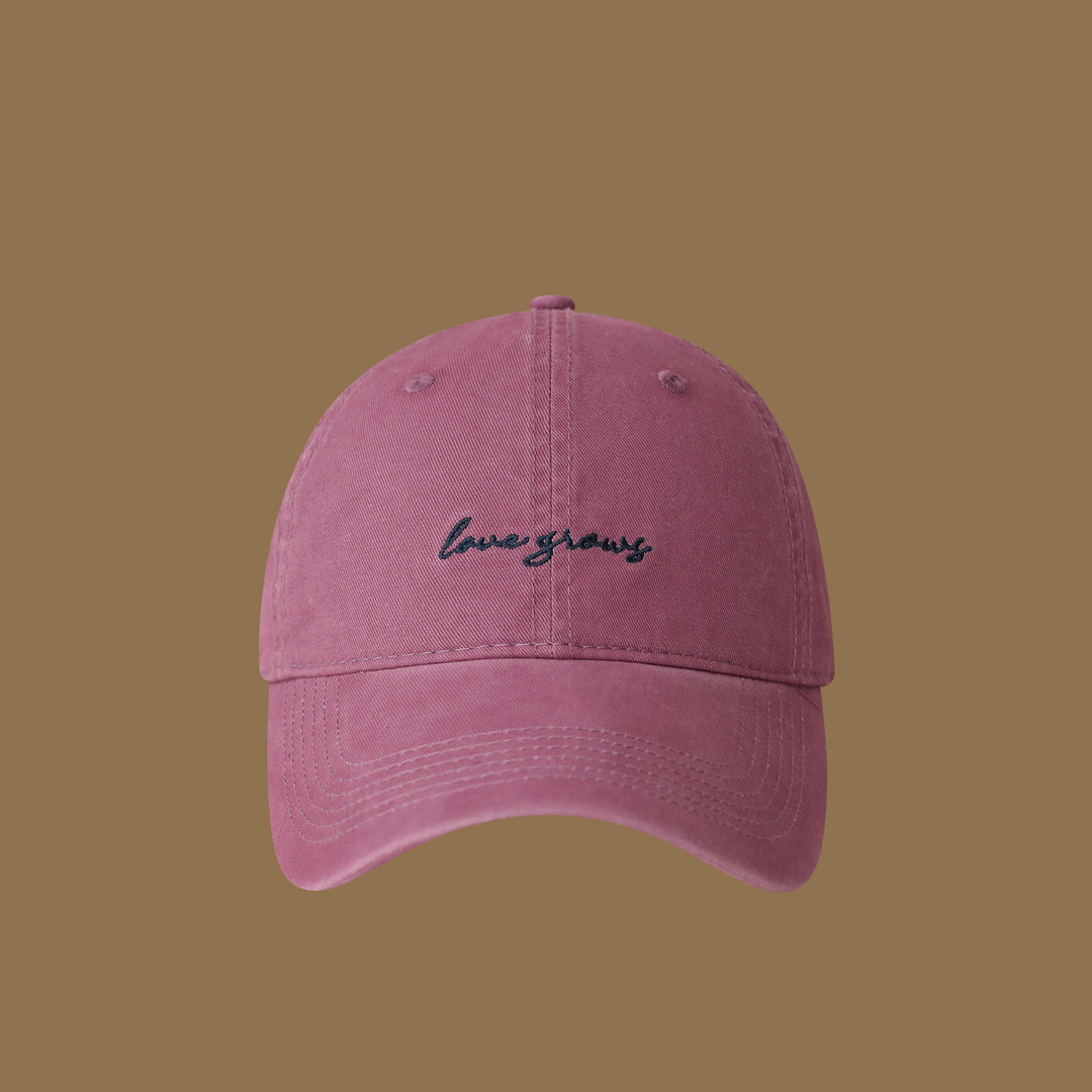 Women's Casual Adjustable Cap with Inspirational Quote Bowlift