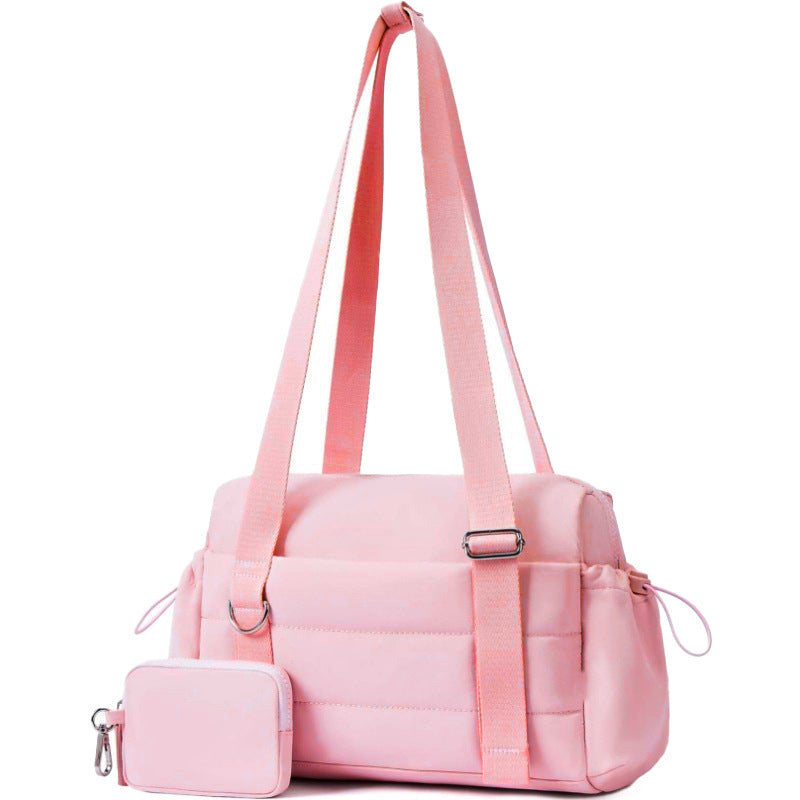 Multifunctional Shoulder Bag with Removable Organizer Bowlift