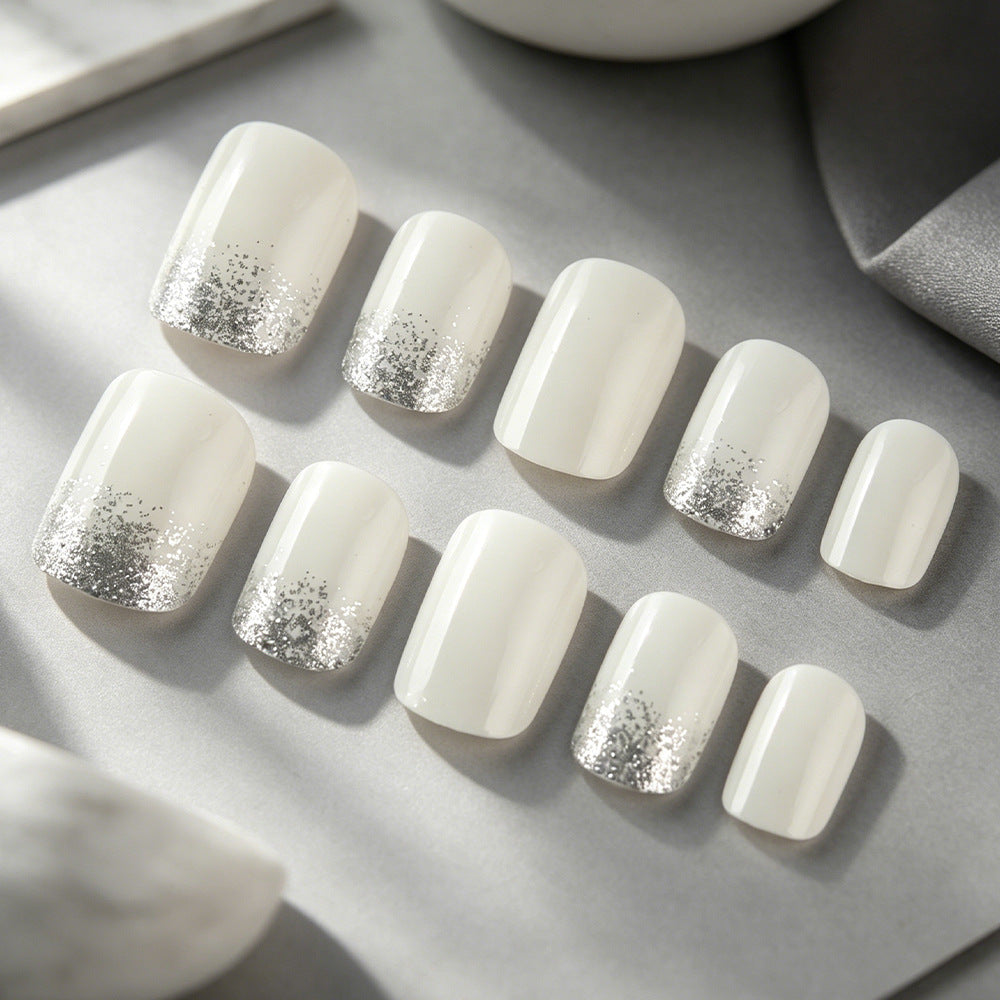 Elegant Glitter Tip Nail Art Set Bowlift