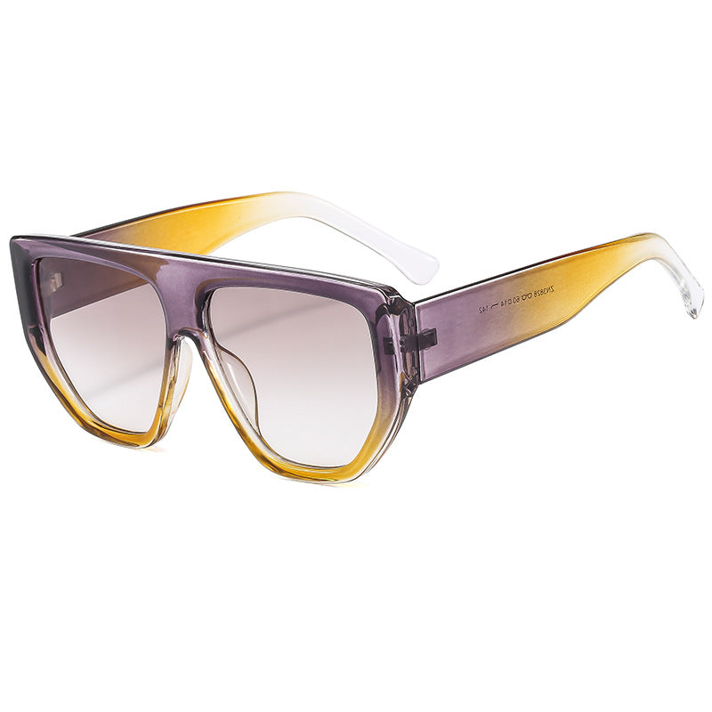 Women's Oversized Sunglasses with Stylish Geometric Frame Bowlift