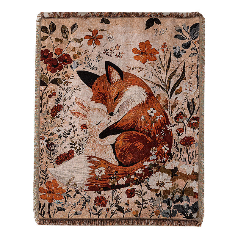 Artistic Animal Print Tapestry