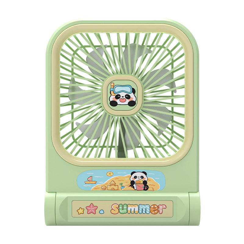 Women portable mini table fan in panda design Bowlift