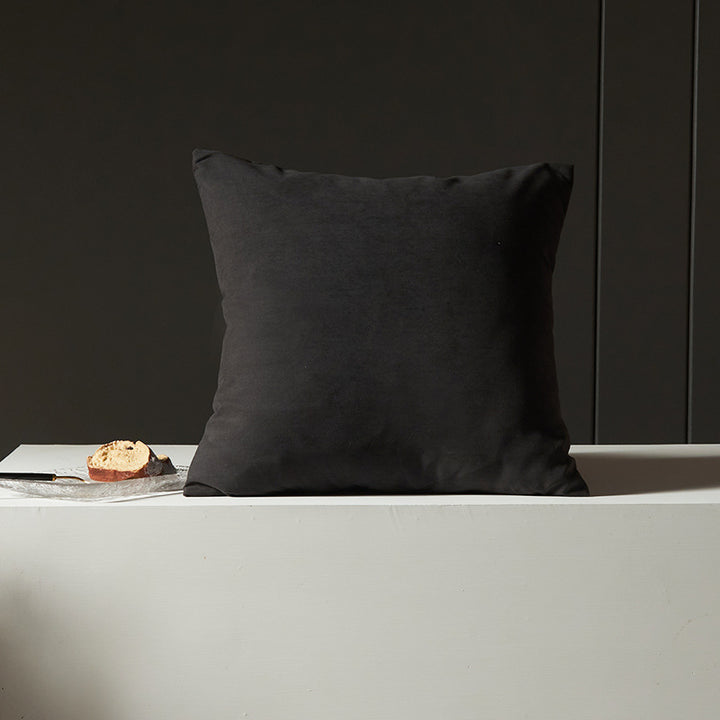 Soft Faux Suede Throw Pillow