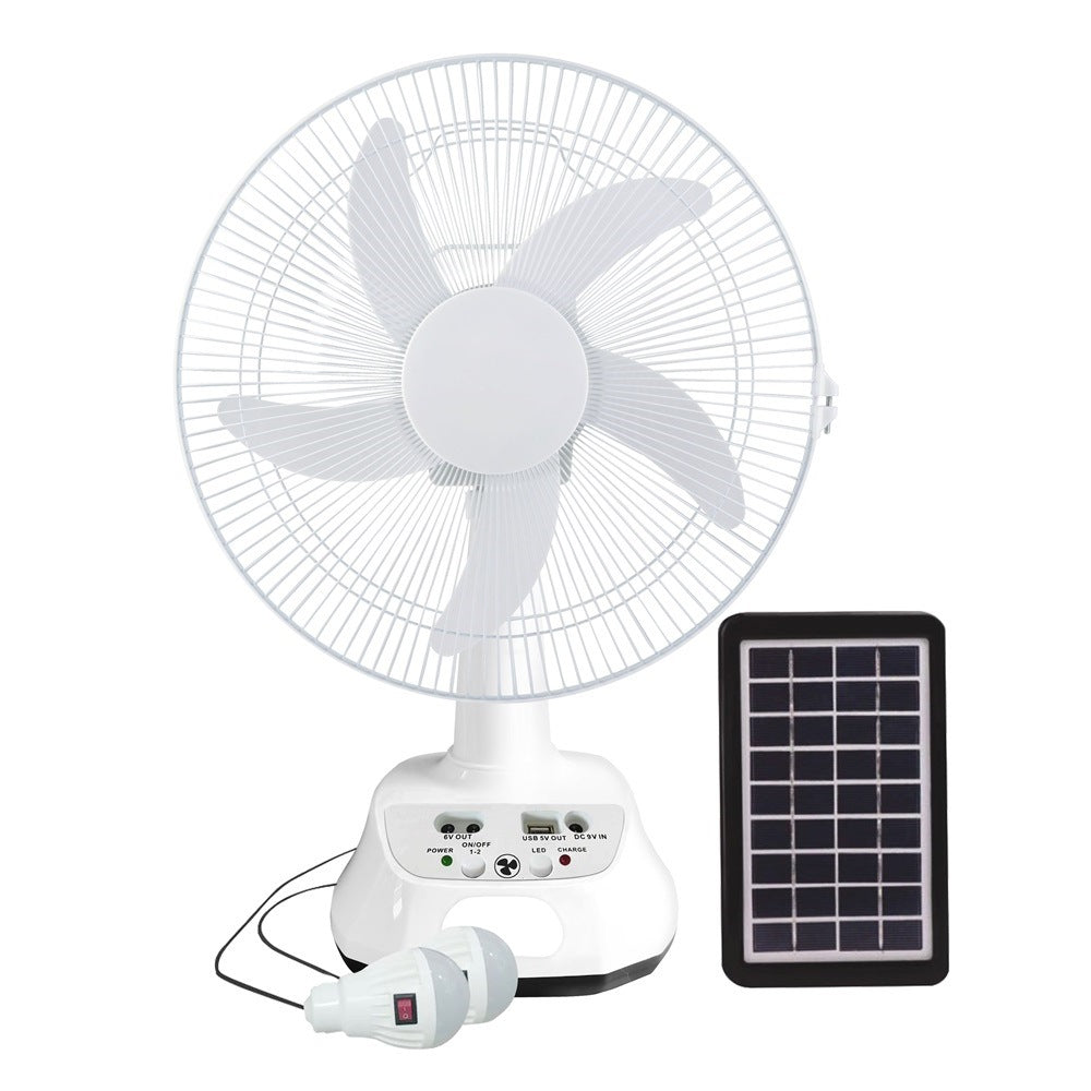 Unisex nan leiser USB table fan with multi-blade design, oscillating tilt function and timer Bowlift