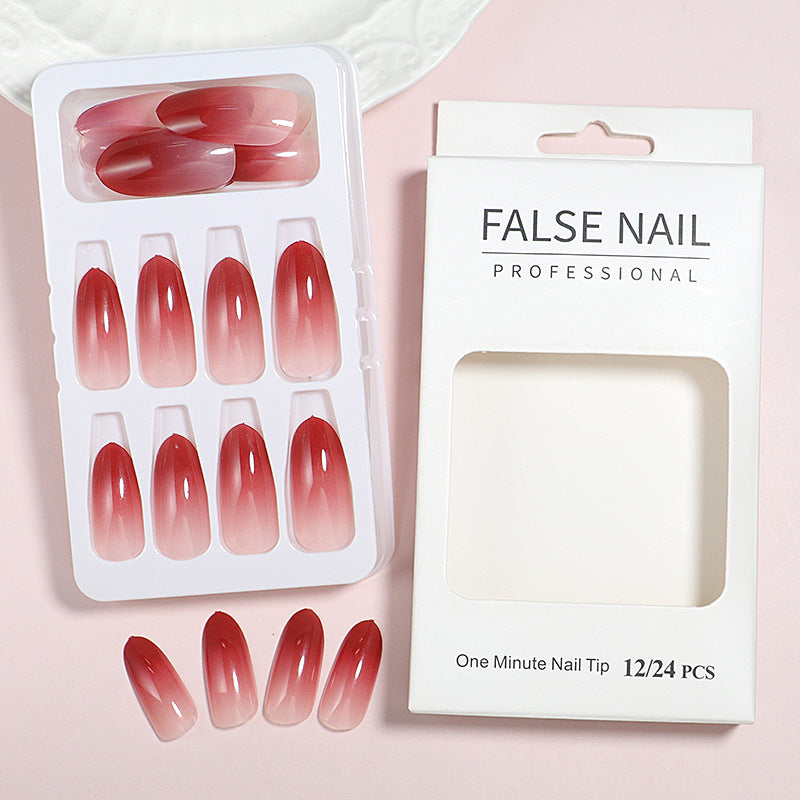 Ombre Gradient Press-On Nail Set Bowlift