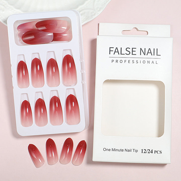 Ombre Gradient Press-On Nail Set Bowlift