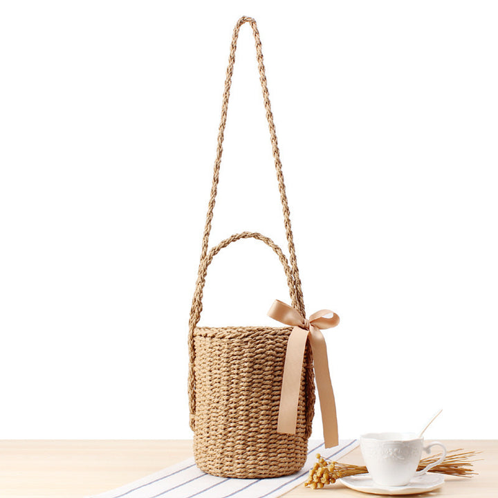 Handbag in Contemporary Basket Design Bowlift
