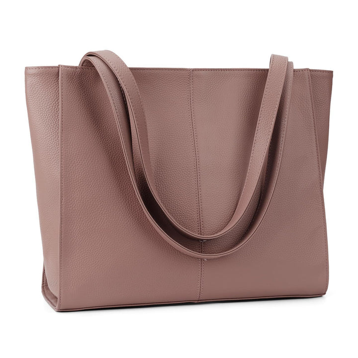 Elegant and Spacious Leather Bag Bowlift
