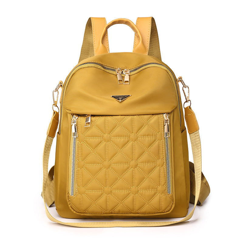 Quilted Multi-Functional Backpack