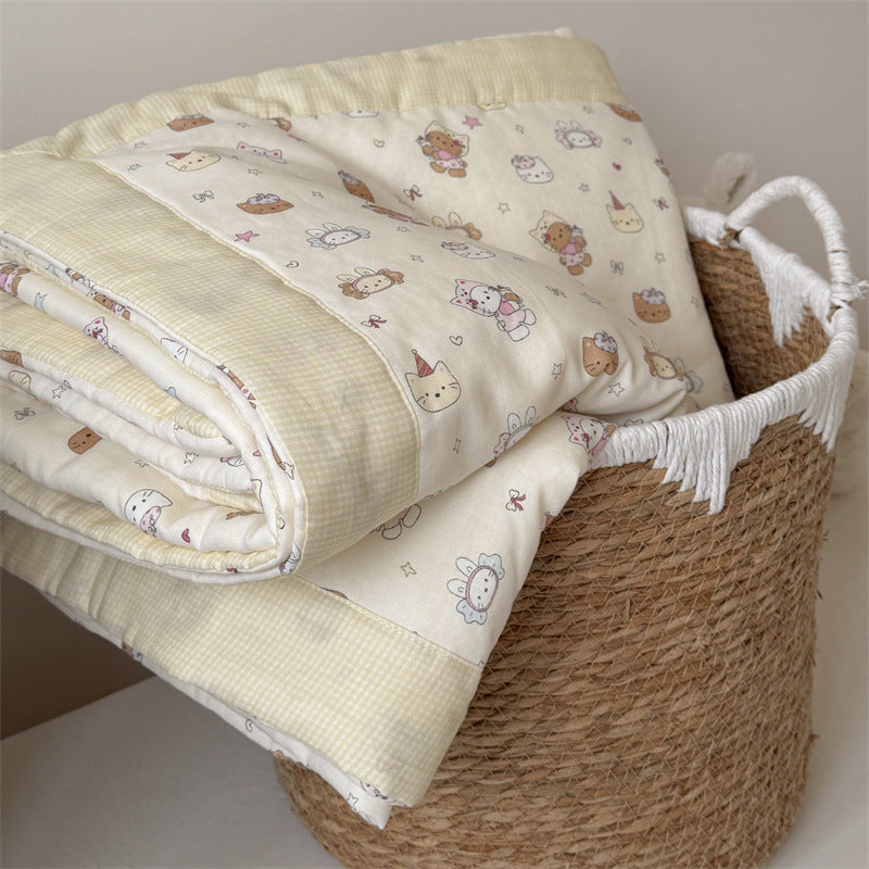 Women’s children's duvet with playful doll pattern Bowlift