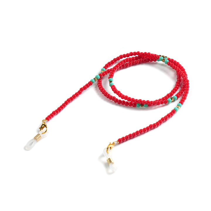 Multi-Strand Beaded Eyewear Chain Bowlift