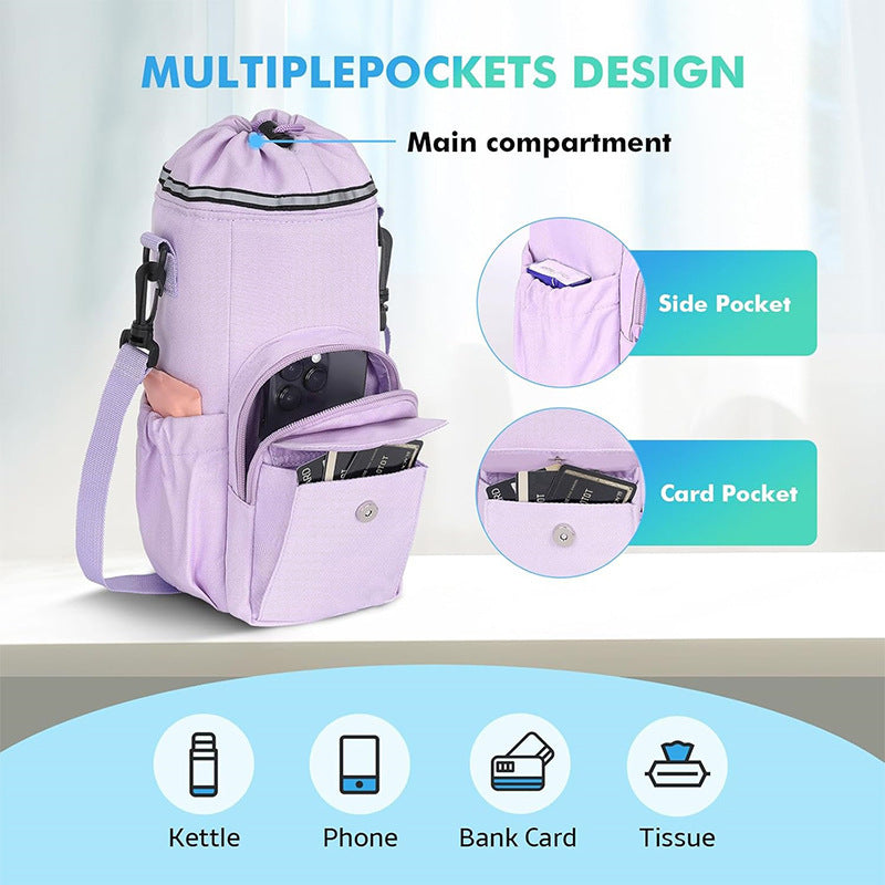 Multifunctional cooler bag with insulated interior compartment Bowlift