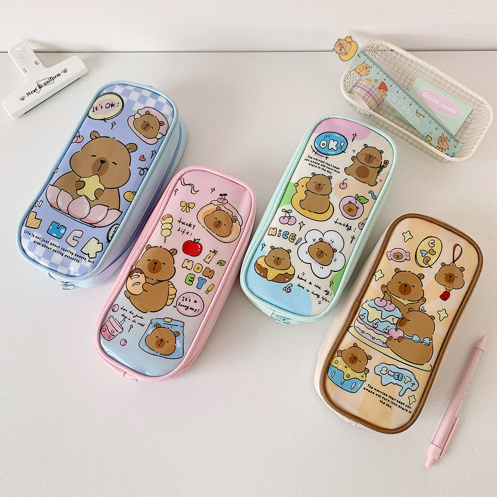 Cute Bear-Themed Pencil Case Bowlift