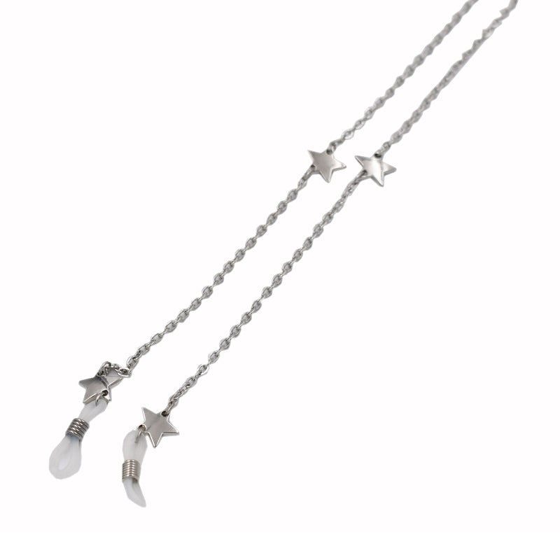 Star-Embellished Eyewear Chain Bowlift