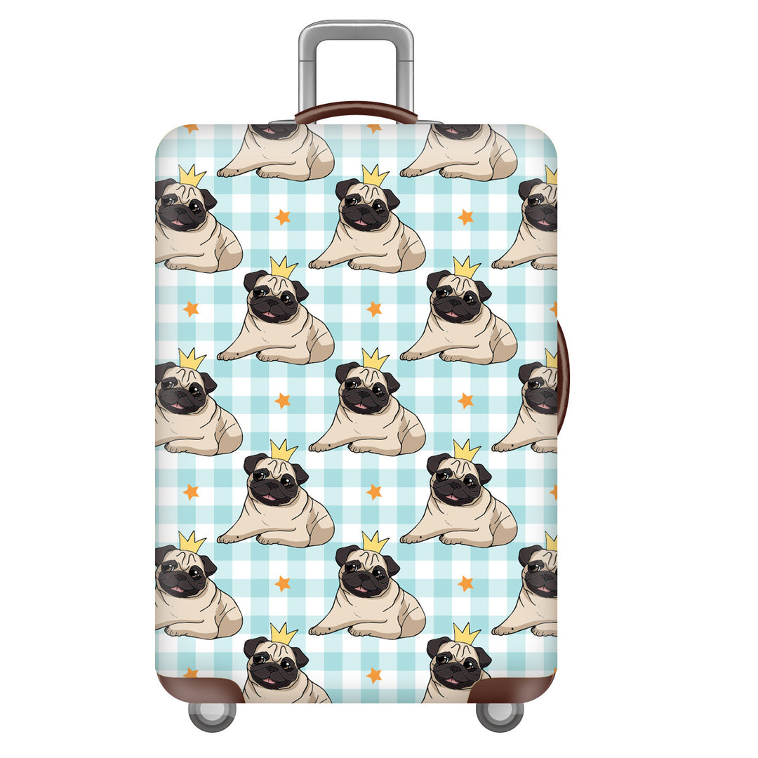 Unisex hard-shell suitcase with funny monster design Bowlift