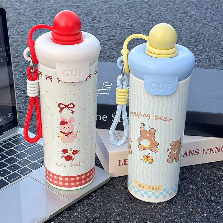 Ladies funny cat water bottle Bowlift