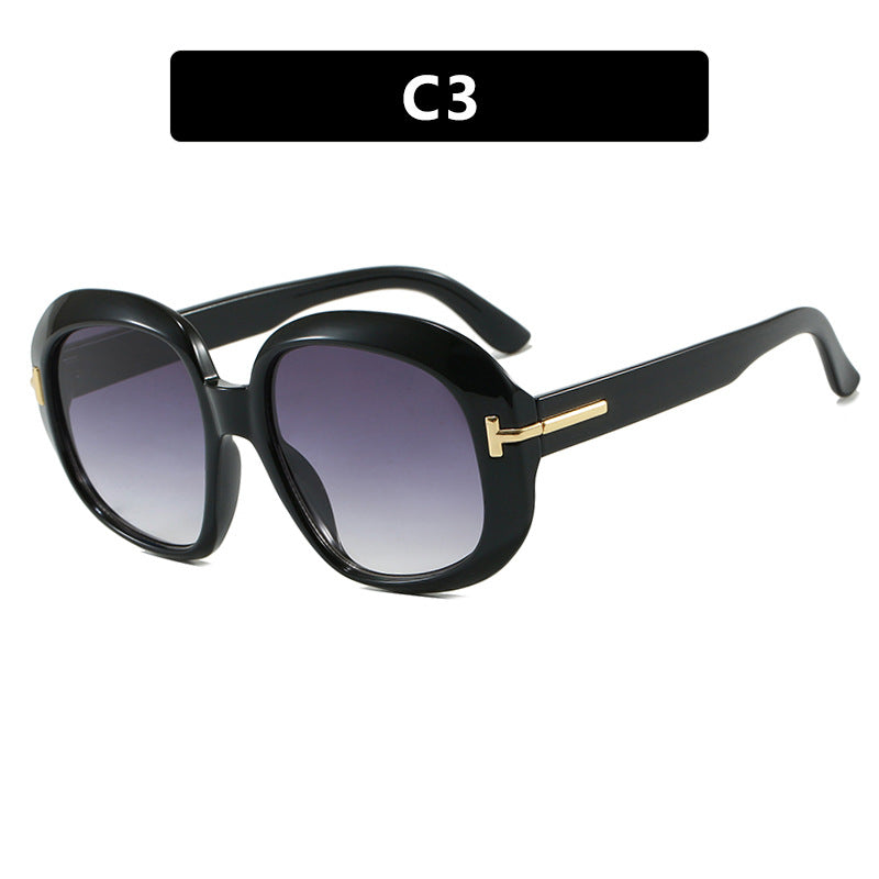 Women's oversized sunglasses with elegant frame structure and UV protection Bowlift