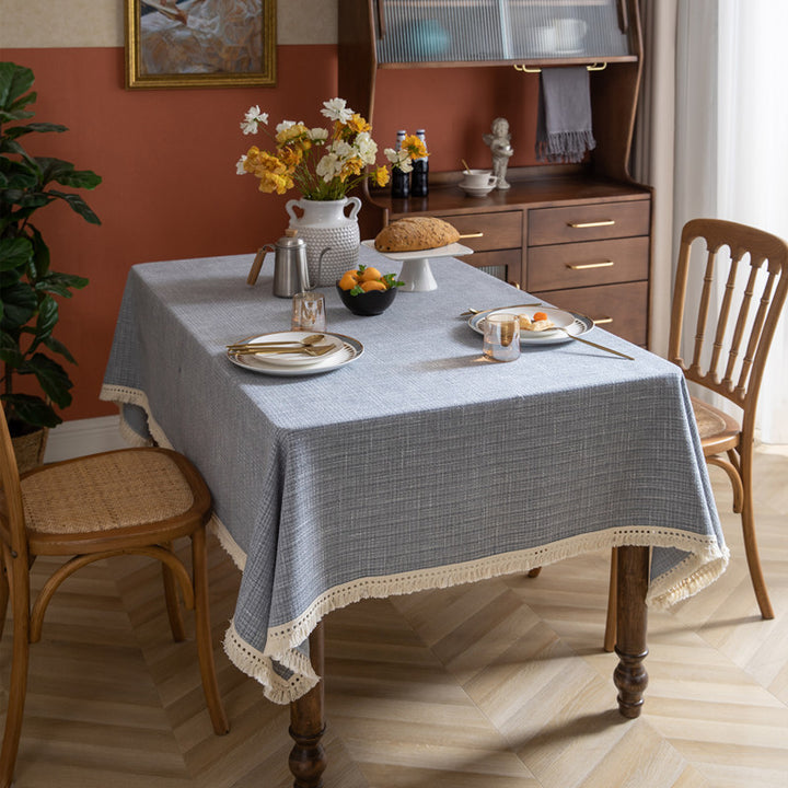 Decorative Textured Tablecloth