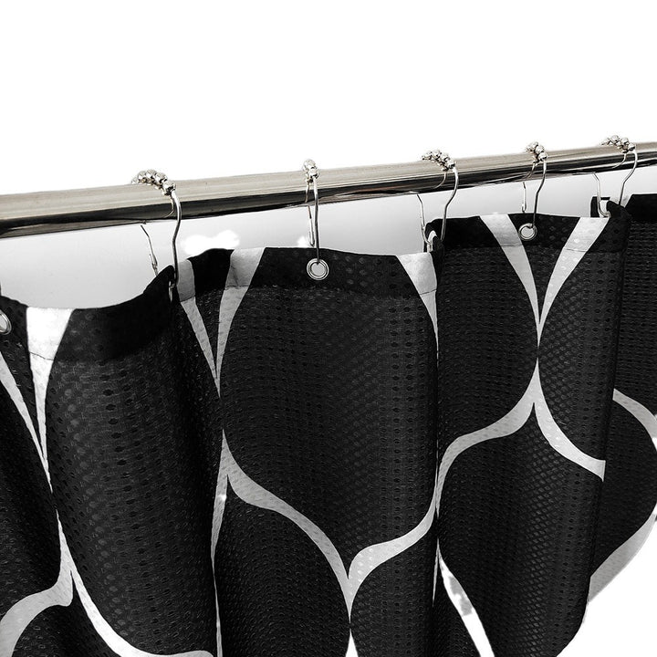 Geometric Pattern Shower Curtain Bowlift