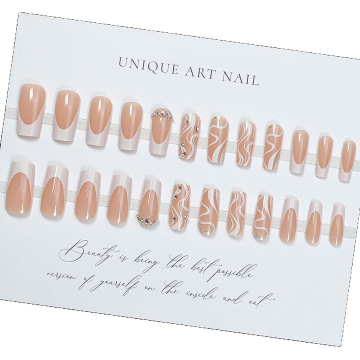 Artistic Gel Nail Tips Set Bowlift