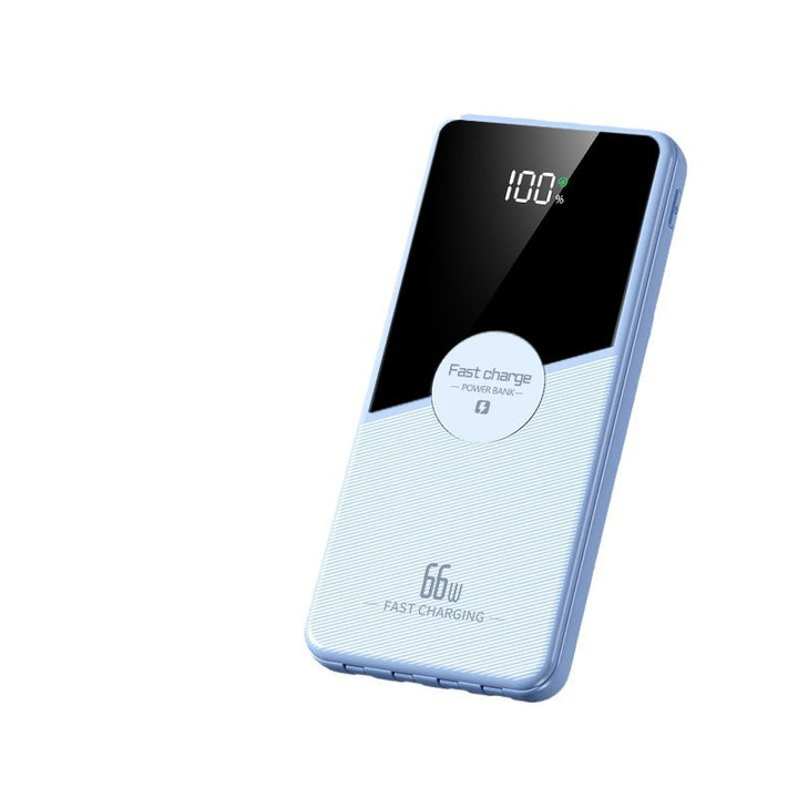 Multifunctional fast charging power bank with integrated cables Bowlift