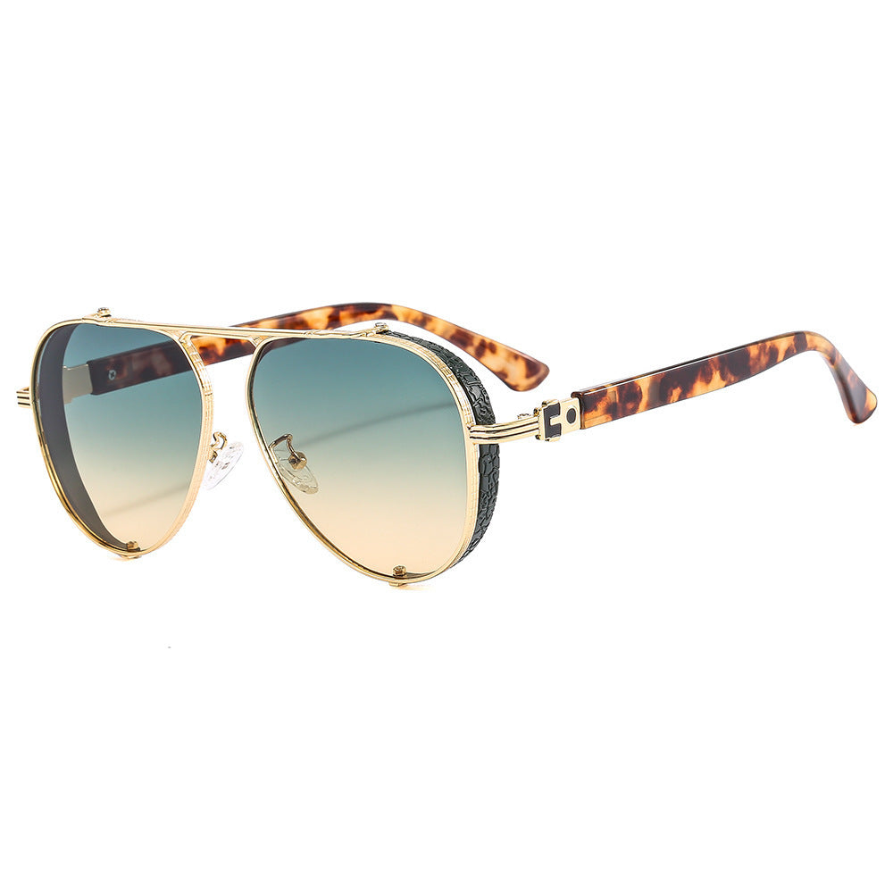 Women Luxurious Retro Sunglasses with Ornate Decorations Bowlift