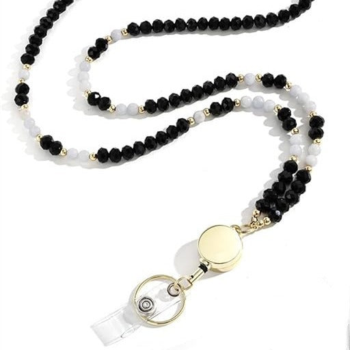Beaded Eyewear Retractable Lanyard Bowlift