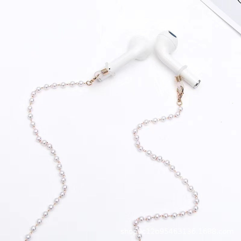 Beaded Eyewear Chain with Secure Fastening Bowlift