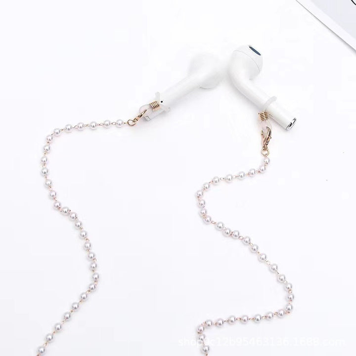 Beaded Eyewear Chain with Secure Fastening Bowlift
