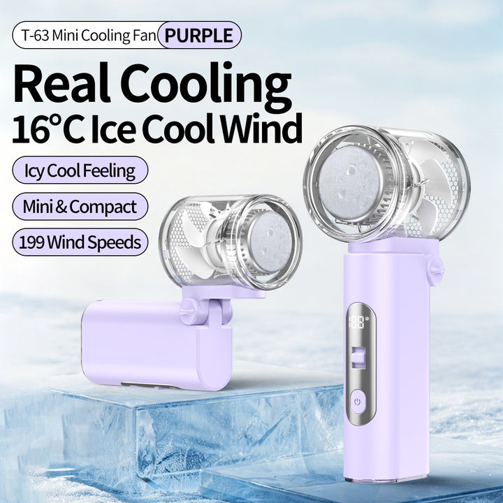 Ladies Portable Mini Fan with Cooling Function Bowlift