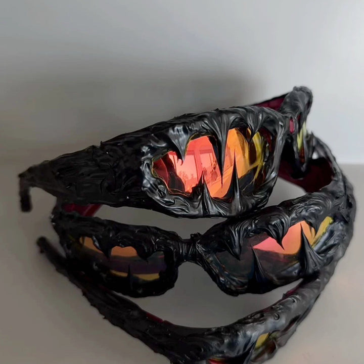 Women's sports sunglasses with creative monster design Bowlift