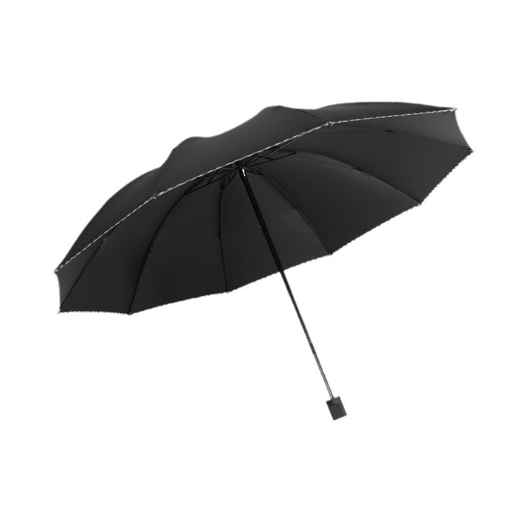 Women Ultra-Light Folding Umbrella with Sturdy Frame Bowlift